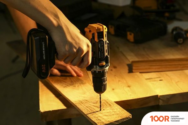 Deko DKCD20FU-LI SET 63 063-4175 (С 2-МЯ АКБ, КЕЙС) (316905)