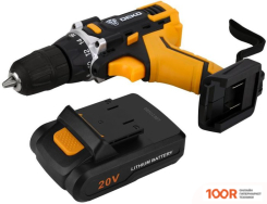 Deko DKCD20FU-LI SET 63 063-4175 (С 2-МЯ АКБ, КЕЙС) (316905)