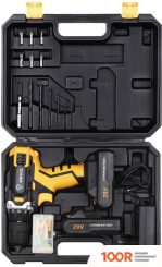 Deko DKCD20FU-LI SET 63 063-4103 (С 2-МЯ АКБ, КЕЙС, НАБОР ОСНАСТКИ) (316904)