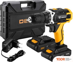 Deko DKCD20FU-LI SET 3 063-4172 (С 2-МЯ АКБ, КЕЙС, НАБОР ОСНАСТКИ) (316901)