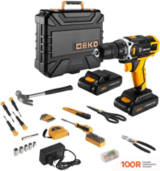 Deko DKCD20FU-LI SET 104 063-4178 (С 2-МЯ АКБ, КЕЙС) (316898)