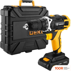 Deko DKCD20FU-LI SET 104 063-4178 (С 2-МЯ АКБ, КЕЙС) (316898)
