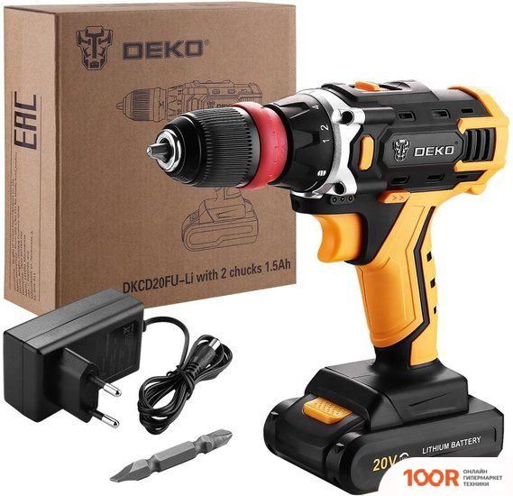 Deko DKCD20FU-LI SET 1 063-4176 (С 1-ИМ АКБ) (316897)