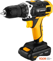 Deko DKCD16FU-LI 063-4099 (С 2-МЯ АКБ, КЕЙС, НАБОР ОСНАСТКИ) (316888)