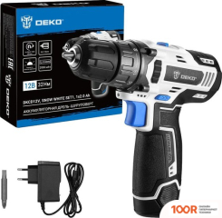 Deko DKCD12V SNOW WHITE SET1 083-1106 (С 1-ИМ АКБ) (316886)