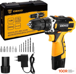 Deko DKCD12V SET1 083-1022 (С 2-МЯ АКБ, КЕЙС) (316885)