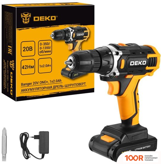 Deko BANGER 20V ONE+ 083-1116 (С 1-ИМ АКБ) (316860)
