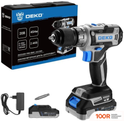 Deko BANGER 20V 080-1005 (С 2-МЯ АКБ, КЕЙС, ОСНАСТКА) (316855)