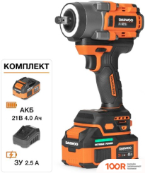 Daewoo Power DAX 6021LI SET (С 1-ИМ АКБ, КЕЙС) (316828)