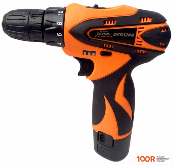 Brait DCD12PB DAMAN (С 2-МЯ АКБ, КЕЙС) (316733)