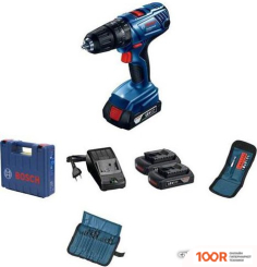 Bosch GSB 180-LI PROFESSIONAL 06019F8308 (С 2-МЯ АКБ, КЕЙС, НАБОР ОСНАСТКИ) (316588)