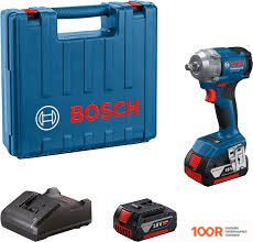 Bosch GDS 18V-350 PROFESSIONAL 06019M5021 (С 2-МЯ АКБ, КЕЙС) (316557)