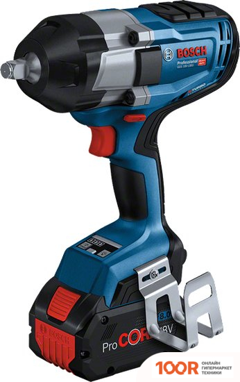 Bosch GDS 18V-1000 PROFESSIONAL 06019J8304 (С 2-МЯ АКБ, КЕЙС) (316549)