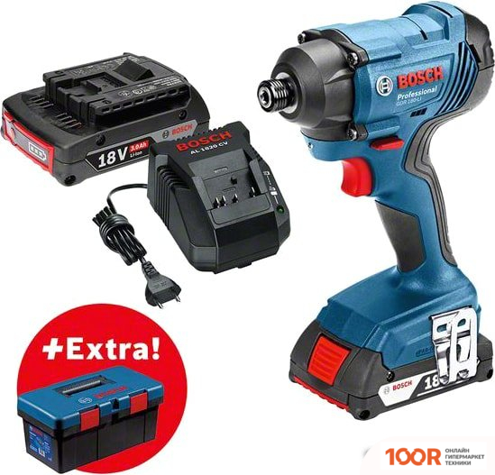 Bosch GDR 180-LI PROFESSIONAL 06019G5123 (С 2-МЯ АКБ, КЕЙС) (316536)