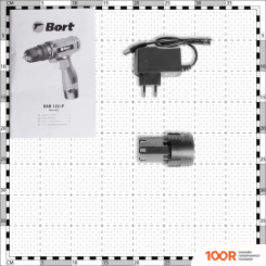 Bort BAB-12LI-P (С 1-ИМ АКБ, КЕЙС) (316481)