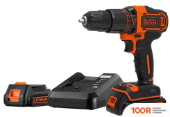 Black & Decker BDCHD18K1B2 (С 2-МЯ АКБ, КЕЙС) (316473)