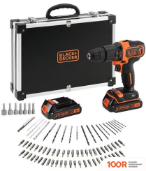 Black & Decker BDCHD18BAFC (С 2-МЯ АКБ, КЕЙС) (316472)