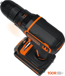 Black & Decker BDCDC18BAFC (С 2-МЯ АКБ, КЕЙС) (316463)