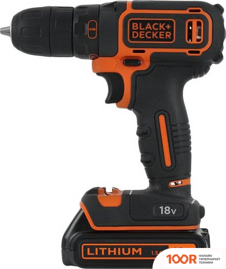 Black & Decker BDCDC18B (С 2-МЯ АКБ, БЕЗ КЕЙСА) (316462)