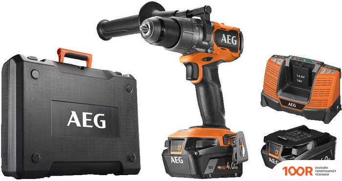 AEG Powertools BSB 18C3BL-402C 4935478938 (С 2-МЯ АКБ 4 АЧ, КЕЙС) (316399)