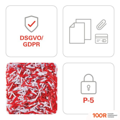 Шредер HSM SECURIO B24 (1.9X15 ММ, БЕЛЫЙ) (316164)