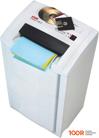 Шредер HSM CLASSIC 125.2 (3.9X30 ММ, БЕЛЫЙ) (316162)