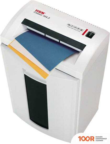 Шредер HSM CLASSIC 104.3 (3.9X30 ММ, БЕЛЫЙ) (316161)