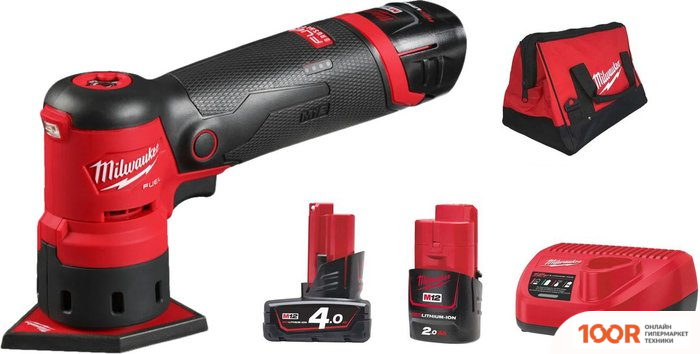 Milwaukee M12FDSS-422X 4933479681 (С 2-МЯ АКБ 2 АЧ, 4 АЧ) (315729)