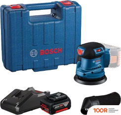 Bosch GEX 185-LI PROFESSIONAL 06013A5021 (С 1-М АКБ, КЕЙС) (315289)