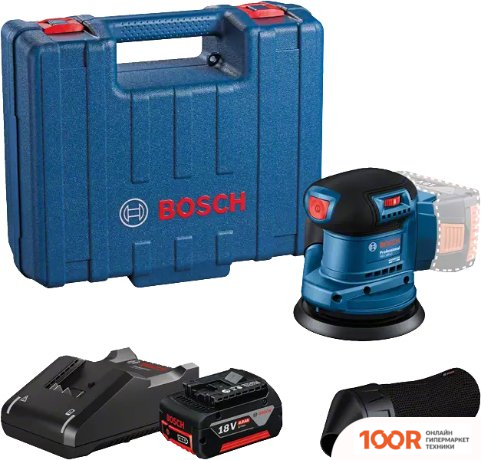 Bosch GEX 185-LI PROFESSIONAL 06013A5021 (С 1-М АКБ, КЕЙС) (315289)