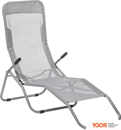 Шезлонг Sundays ZC-CL005-1 (СЕРЫЙ) (315264)