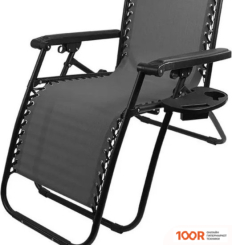 Шезлонг Ecos CHO-137-14 ЛЮКС (ЧЕРНЫЙ) (315179)