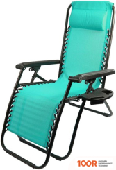 Шезлонг Ecos CHO-137-14 ЛЮКС (МЯТНЫЙ) (315178)