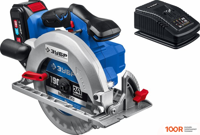 Зубр ПРОФЕССИОНАЛ CPB-190-41 (C 1-ИМ АКБ) (314296)