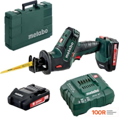 Metabo SSE 18 LTX COMPACT 602266500 (С 2-МЯ АКБ 2 АЧ, КЕЙС) (313956)