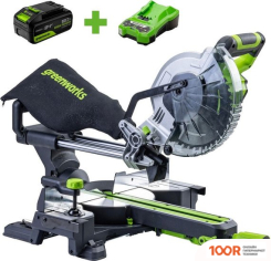 Greenworks GD24MS216 1501707UG (С 1-ИМ АКБ) (313733)