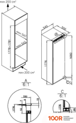 Холодильник ZUGEL ZFI17540NF (311980)