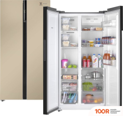 Холодильник Weissgauff WSBS 600 BEG NOFROST INVERTER (311744)