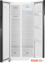 Холодильник Weissgauff WSBS 500 INVERTER NOFROST WHITE ROCK GLASS (311737)