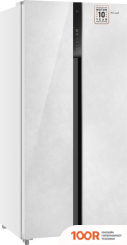 Холодильник Weissgauff WSBS 500 INVERTER NOFROST WHITE ROCK GLASS (311737)