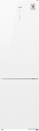 Холодильник Weissgauff WRK 2000 D FULL NOFROST INVERTER WHITE GLASS (311692)