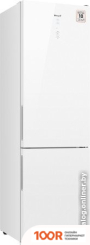Холодильник Weissgauff WRK 2000 D FULL NOFROST INVERTER WHITE GLASS (311692)