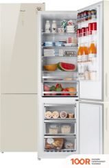 Холодильник Weissgauff WRK 2000 D FULL NOFROST INVERTER BEIGE GLASS (311689)