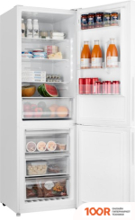 Холодильник Weissgauff WRK 1850 D FULL NOFROST WHITE GLASS (311674)