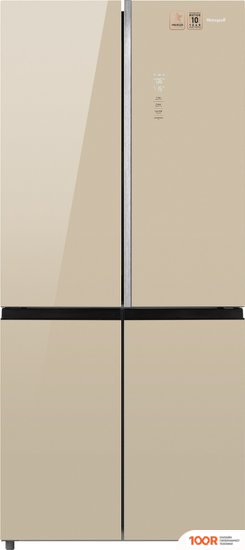Холодильник Weissgauff WCD 590 NOFROST INVERTER PREMIUM BIOFRESH GOLD GLASS (311631)