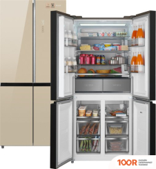 Холодильник Weissgauff WCD 590 NOFROST INVERTER PREMIUM BIOFRESH GOLD GLASS (311631)