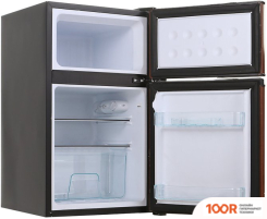 Холодильник Tesler RCT-100 (ГРАФИТ) (311528)