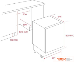 Холодильник TEKA RSF 41150 BU (311511)