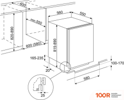 Холодильник Smeg U4C082F (311162)