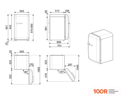 Холодильник Smeg FAB10RDSN5 (310967)